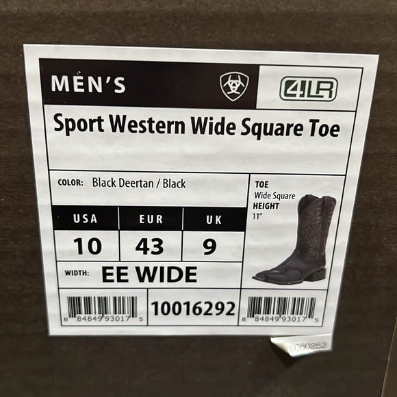 Ariat Men’s Sport Western Square Toe Boots - Picture 7 of 7